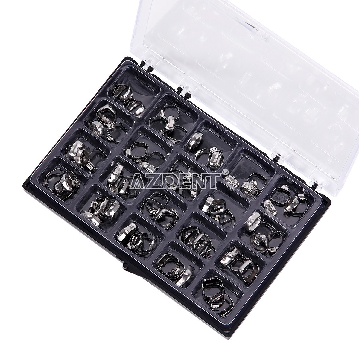 AZDENT Dental Ortho Bands with Buccal Tubes Non-Conv 1st Molar MBT 022″ 16#-35#