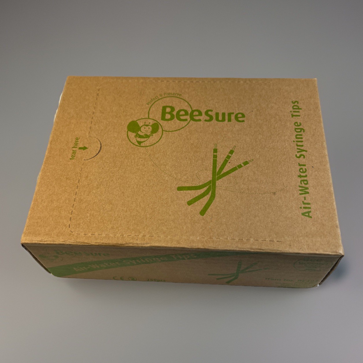 BeeSure BE401 Air-Water Syringe Tip Without Core, Disposable, Green, Pack of…