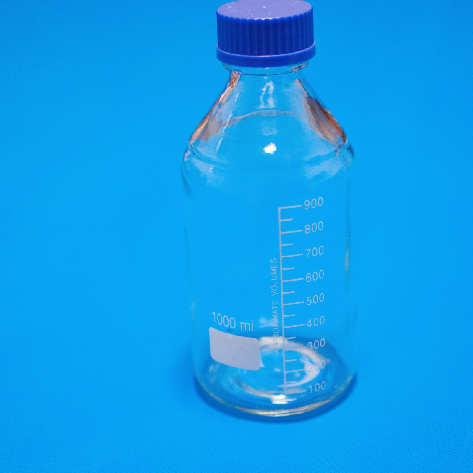 Lab glass reagent bottle 1000 ml x 1 pc, 500 ml x 2 pcs/lot , heavy wall