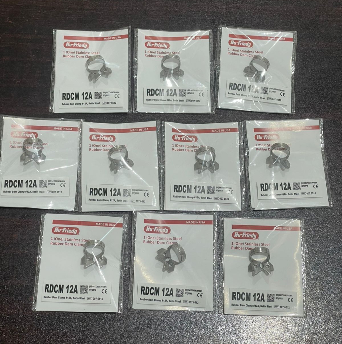Lot of 20Pcs Rubber Dam Clamp No 12A RDCM12A HU FRIEDY