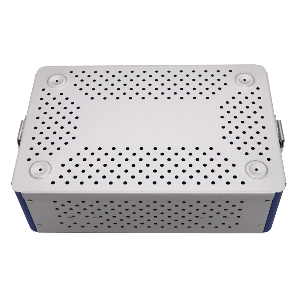 double layer sterilization tray case box 300*200*90mm surgical instrument，US