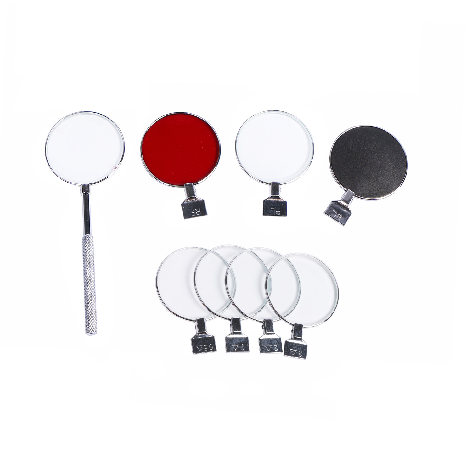 104PCS Optical Optometry Trial Lens Set Metal Rim Aluminum Case