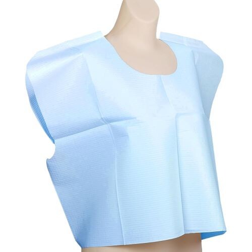 Pro Advantage Exam Capes Tissue/Poly/Tissue, 30″ x 21″, Blue (100/CS)