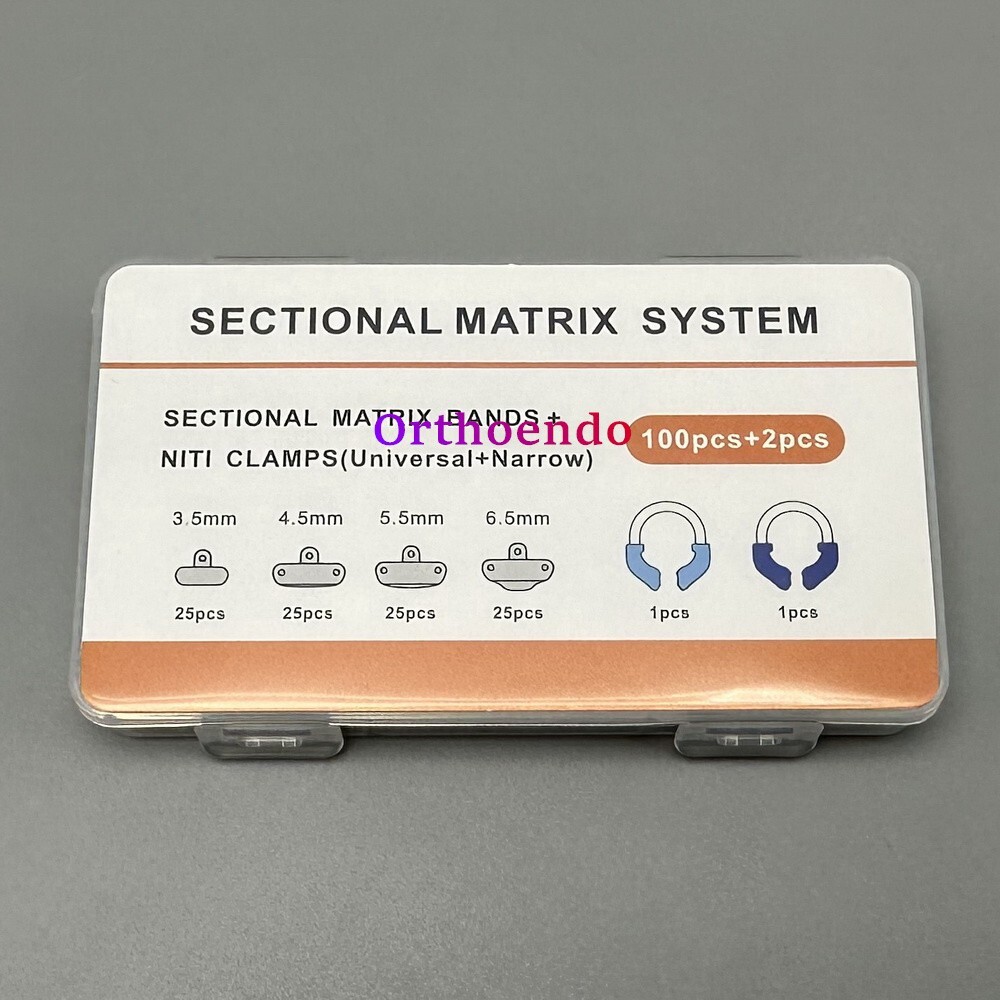 Dental Matrix Bands Ring Clamp Sectional Matrice Fit Garrison Palodent V3 System
