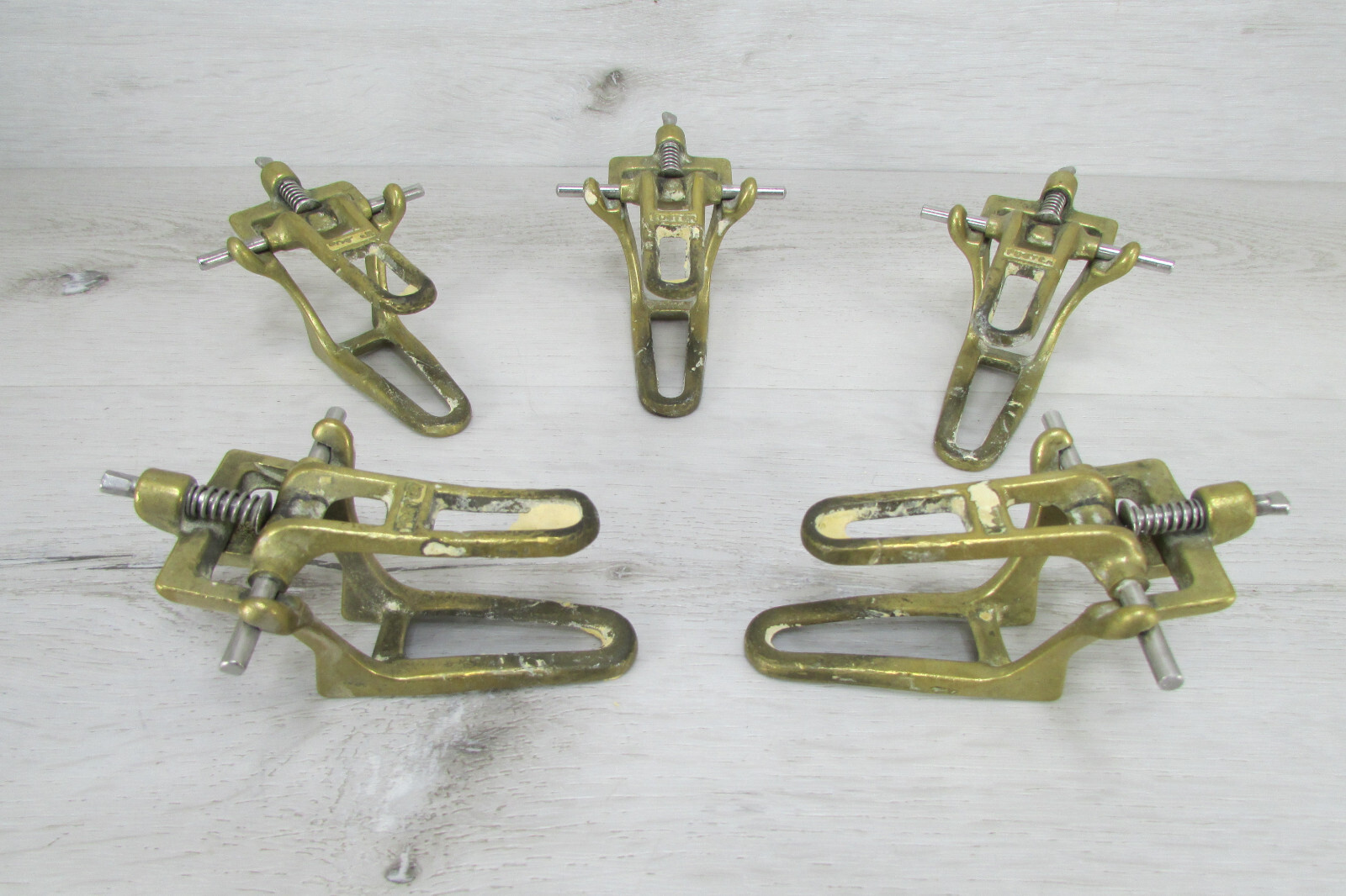 Foster Brass Articulators Dental Laboratory Lot of 5