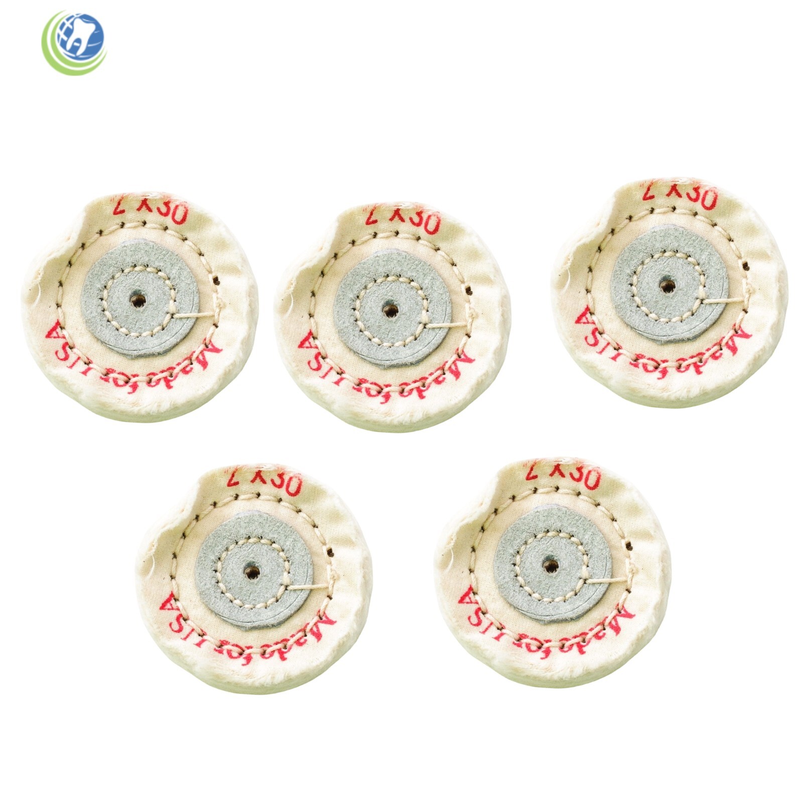 5X Muslin Buff Polishing Wheel 2″ x 30 ply Dental Lab Jewelry Hobby 451-0230