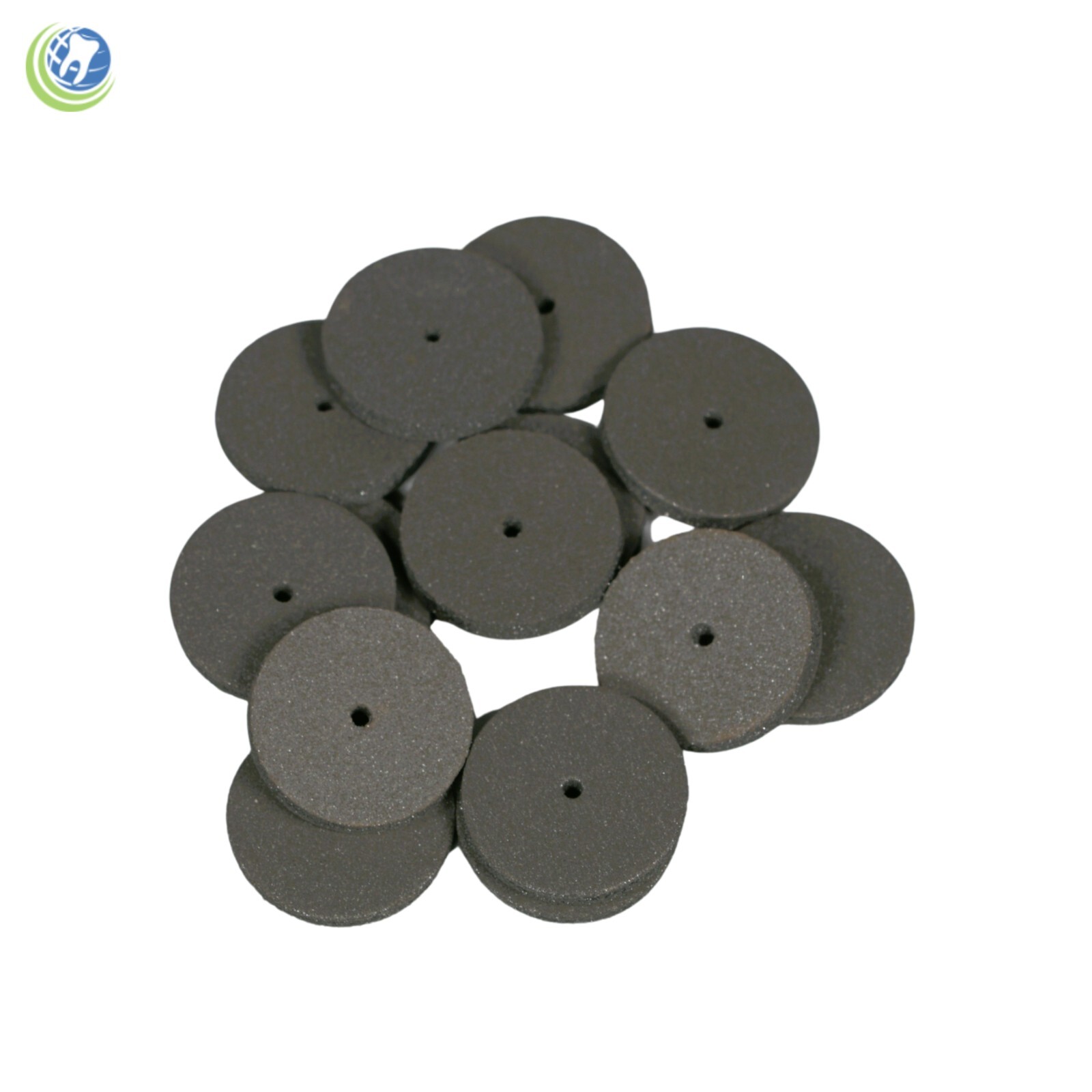 DENTAL LAB SILICONE FINISHING POLISHING RUBBER WHEEL 7/8″ X 1/8″ BLACK 100/BOX
