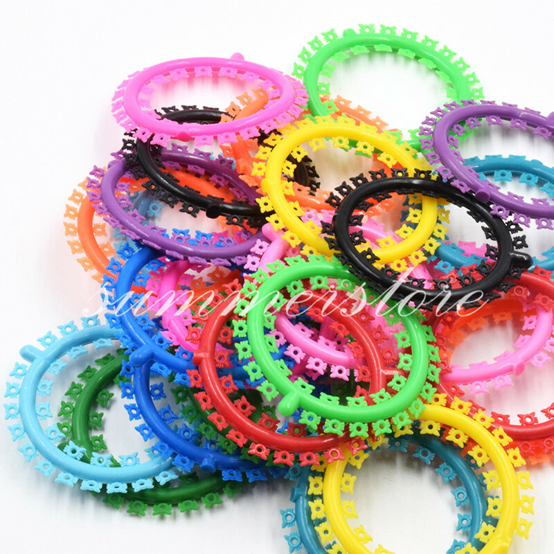 1000 Pcs/Pack Dental Ortho Elastic Rubber Cartoon Ligature Ties Kitty Colorful