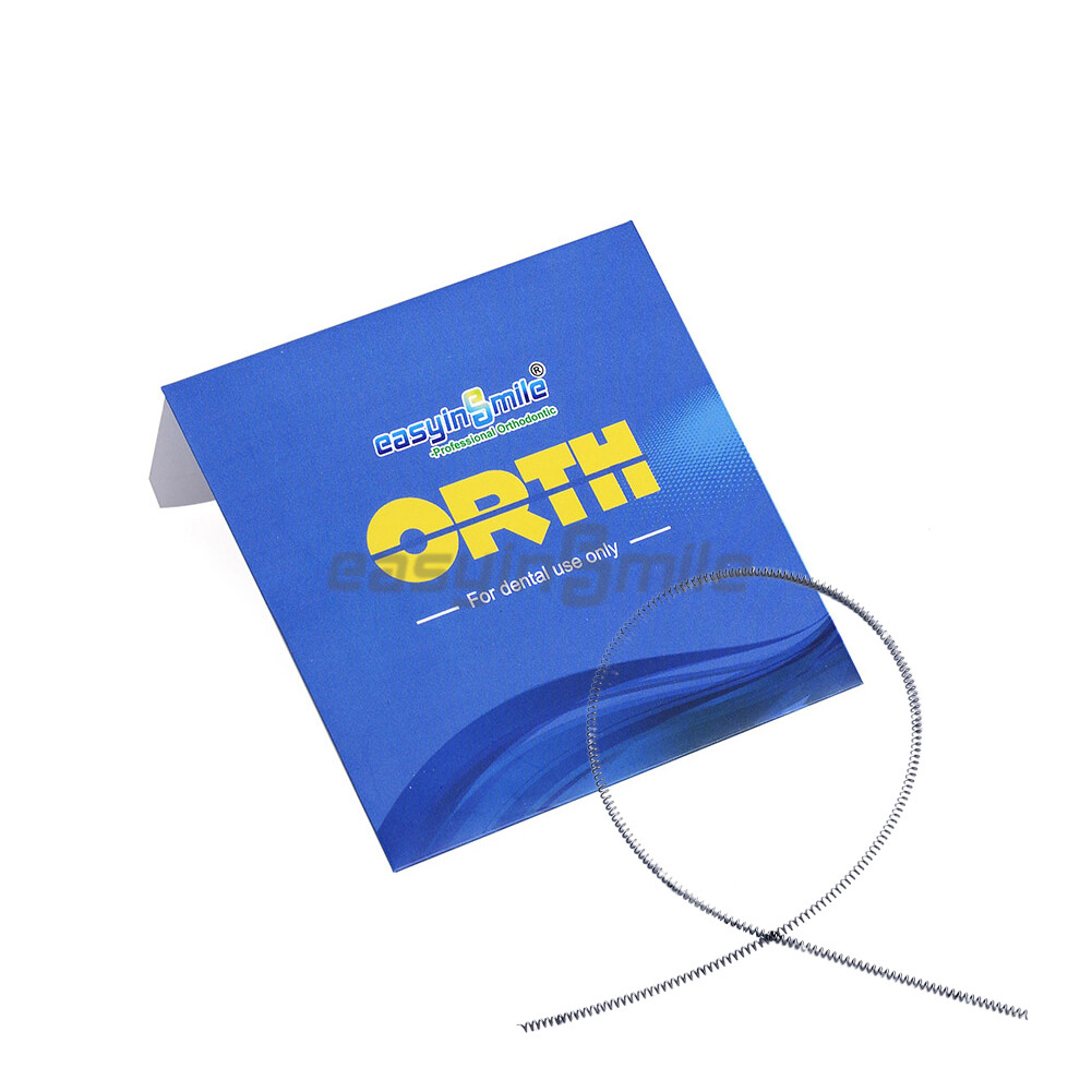 Easyinsmile Orthodontic Open Coil Spring Dental NITI Alloy 010/012” 180mm 2pcs