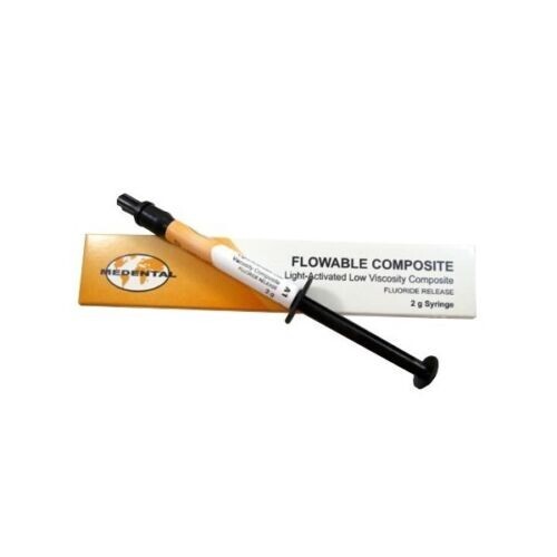 Resin Composite Light Cure Flowable B2 Refill 2g Microfilling MEDENTAL
