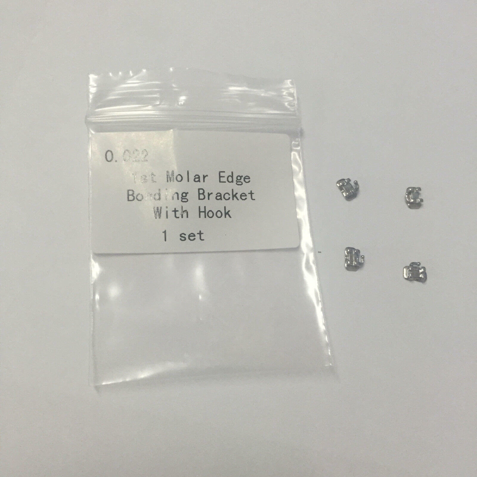 Edgewise Brackets for 1st Molar 0.022″ with Hooks, Orthodontic 10 Packs