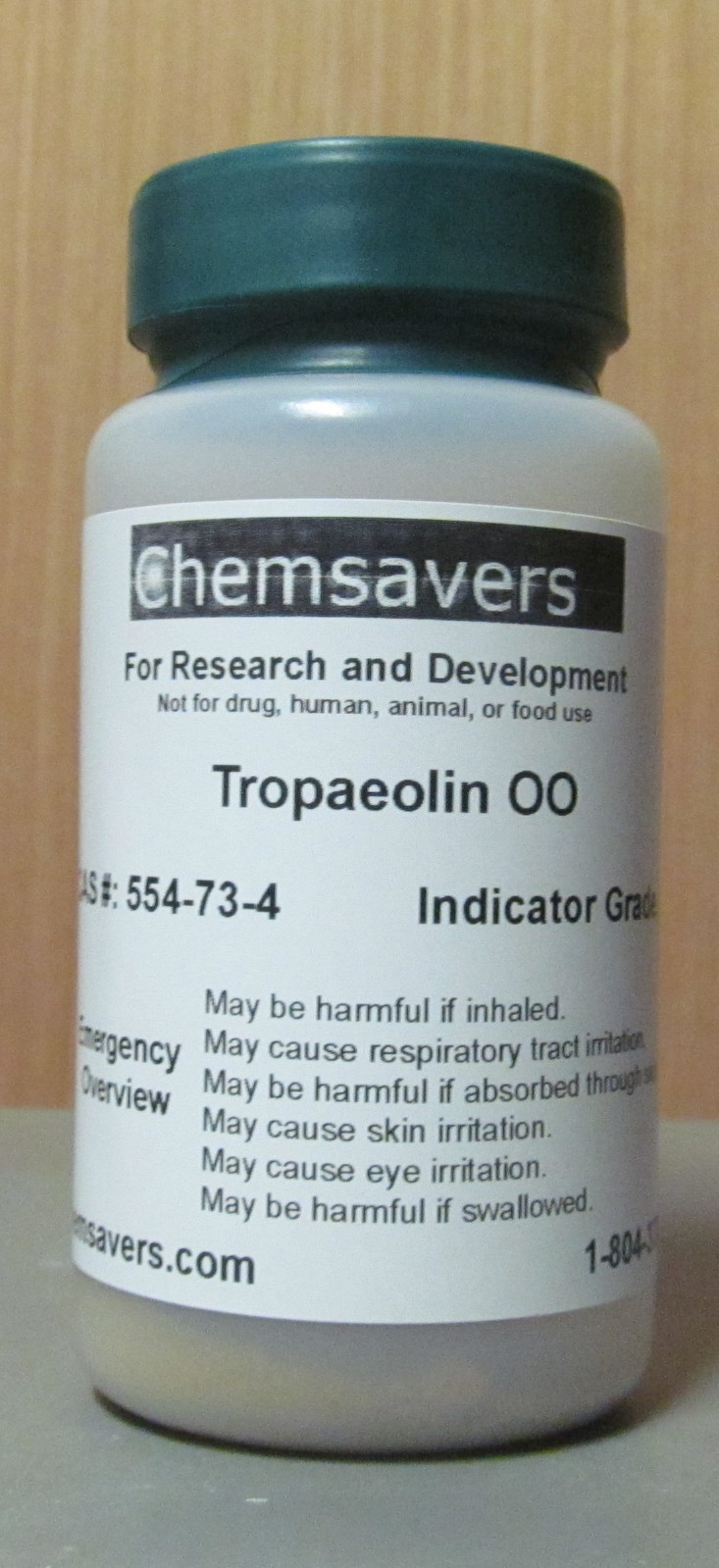 Tropaeolin OO, Indicator Grade, Certified, 5g