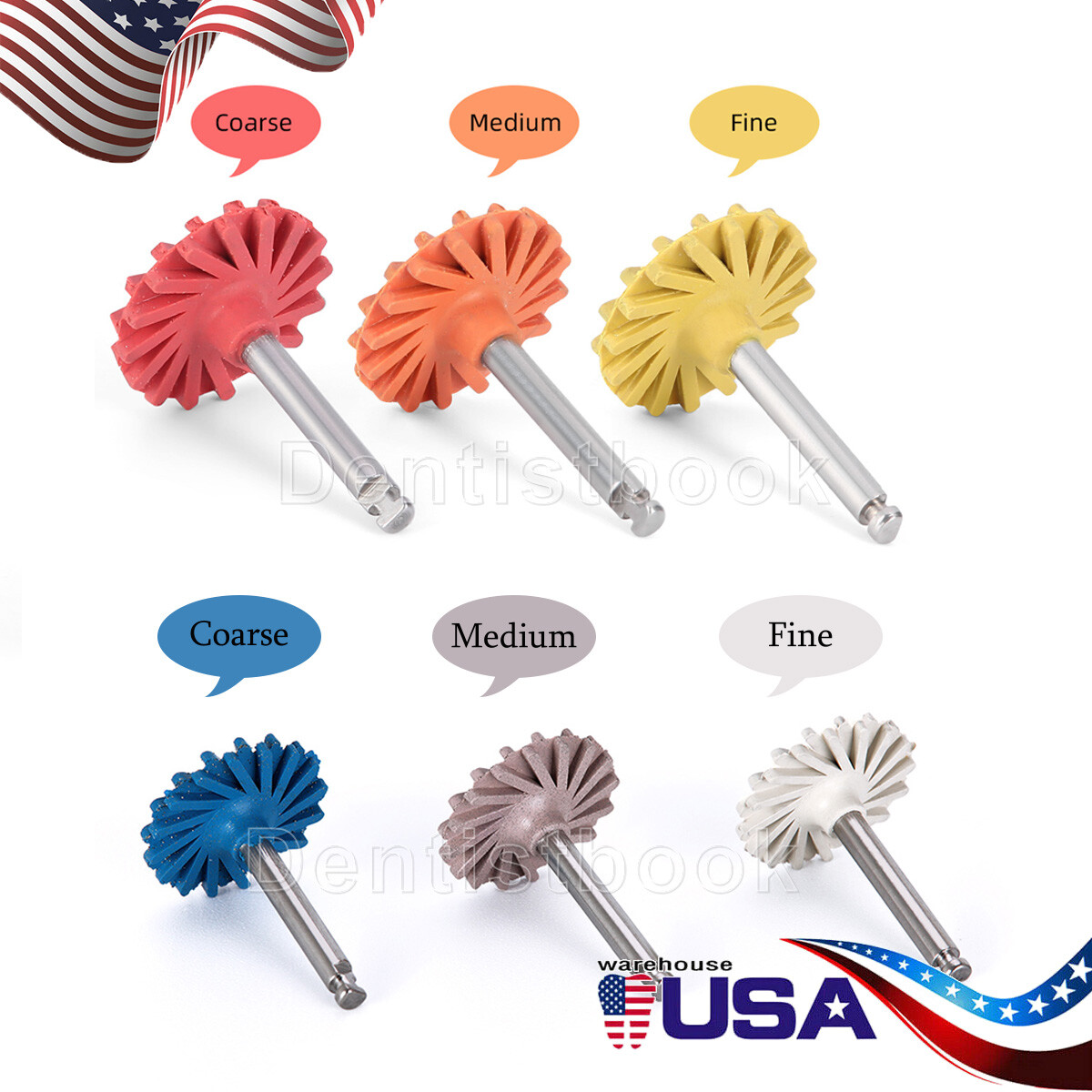 AZDENT Dental Composite Polishing Wheel Polishing Diamond System RA Disc Wheel