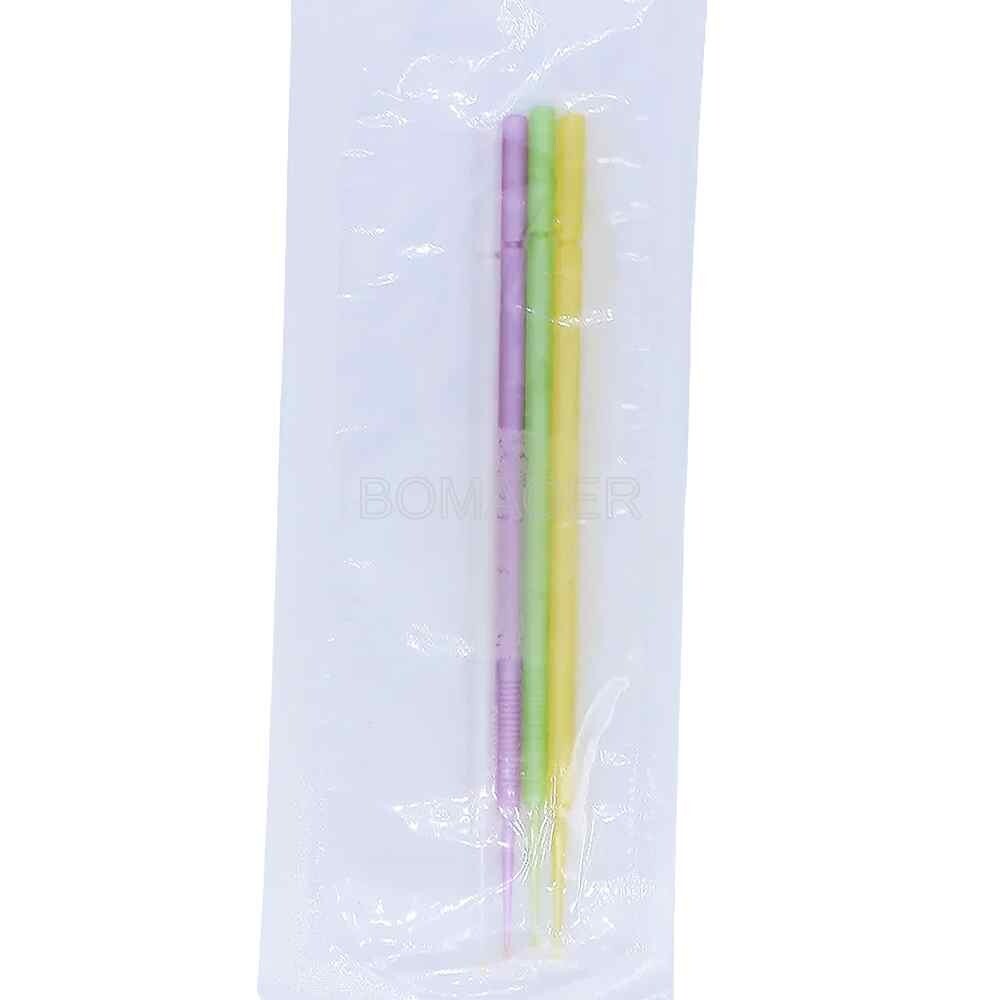 Dental Micro Brushes, Disposable & Bendable, Green/Purple/White/Yellow