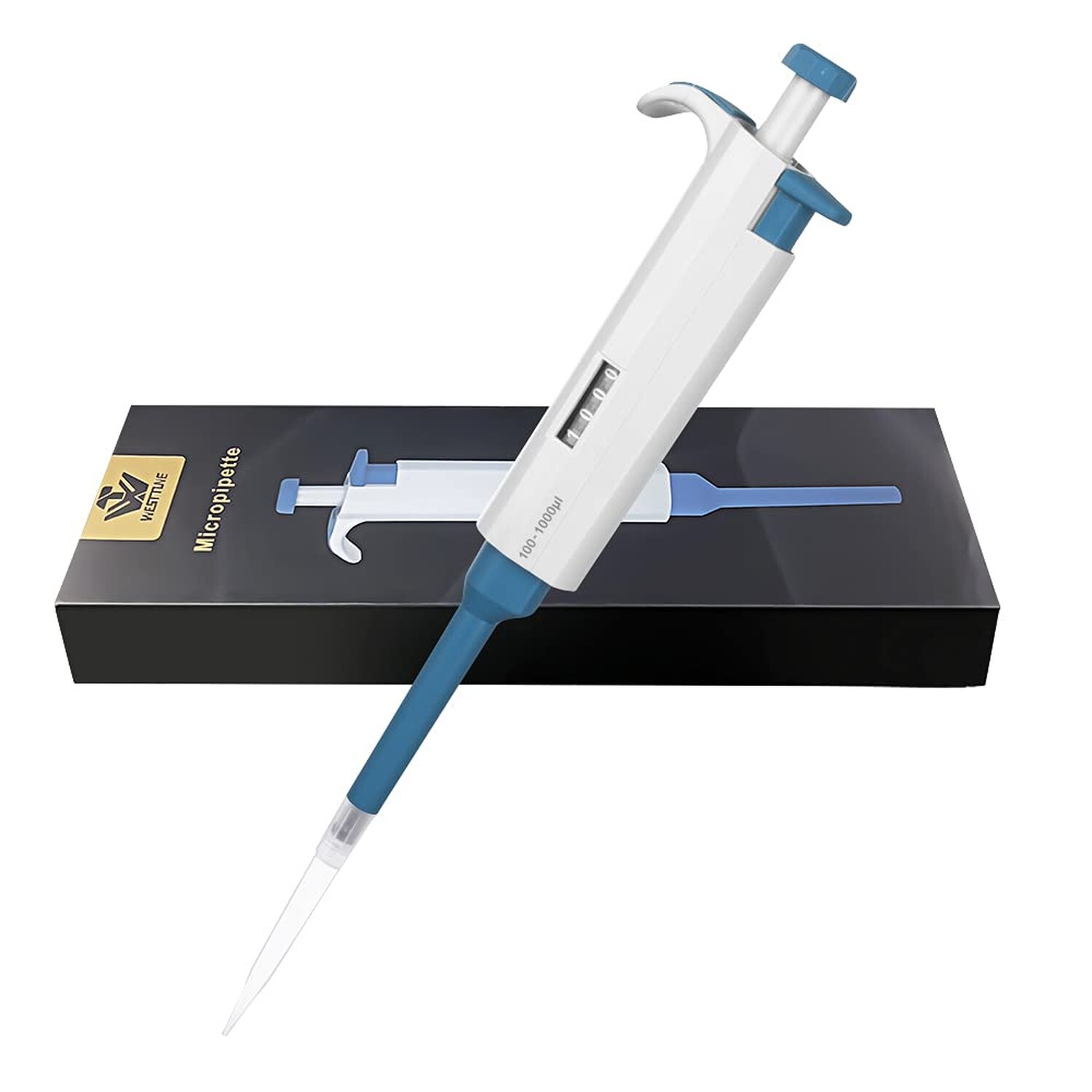 100-1000μL Micropipette High-Accurate Pipettor Adjustable Variable Volume Sin…
