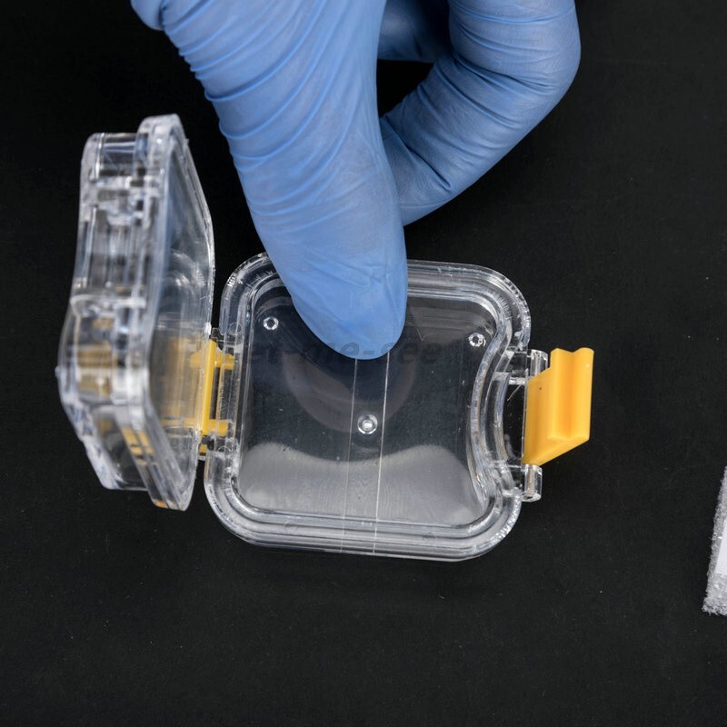 20x Dental Box Hinged Display Boxes Display Clear Membrane Case 45*45*25mm/small