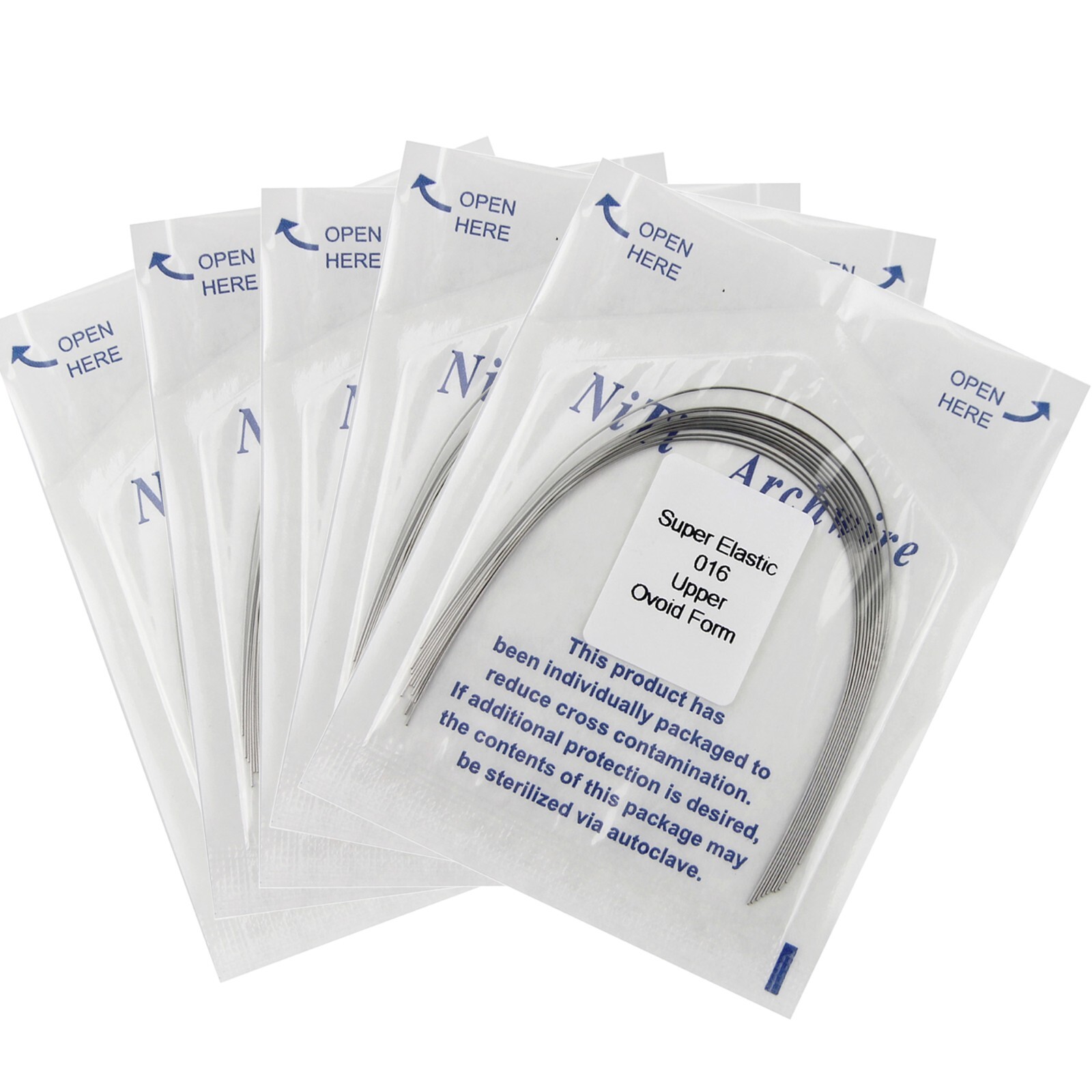 Orthodontic Arch Wire Niti Round Rectangular Ovoid Natural arcos de ortodoncia