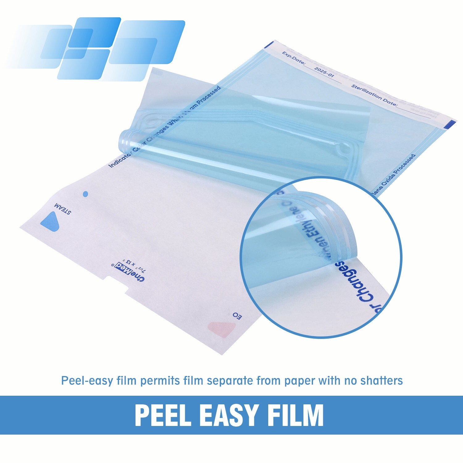 4000 Self Seal Sterilization Pouches 3.5″x10″,Sterilizer Bags Dental Tattoo Nail