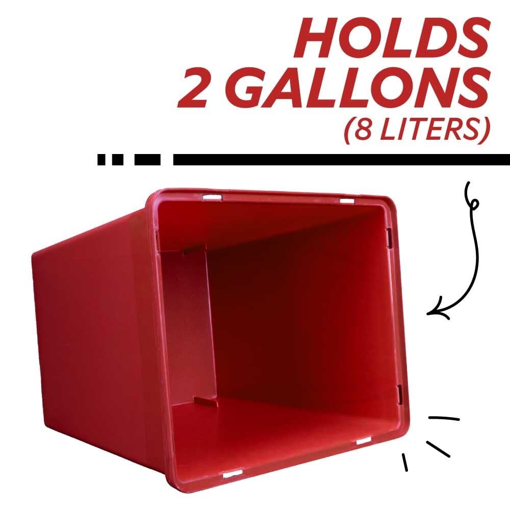 2 Gallon Sharps Container w/ Locking Top Flap