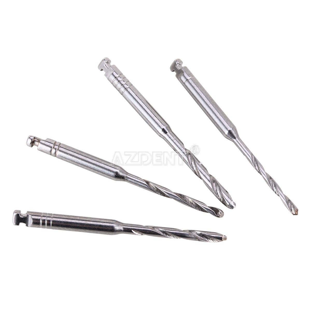 Dental Endodontic Fiber Posts Kit 1.2mm 1.4mm 1.6mm 1.8mm +4Pcs Drills