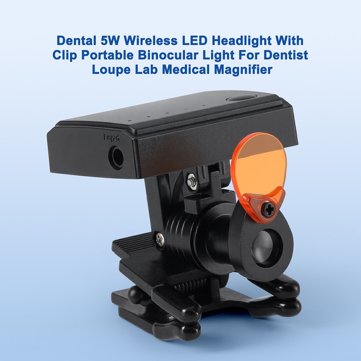 Dental 5W LED Wireless Headlight Optical Filter for Binocular Loupe Glass