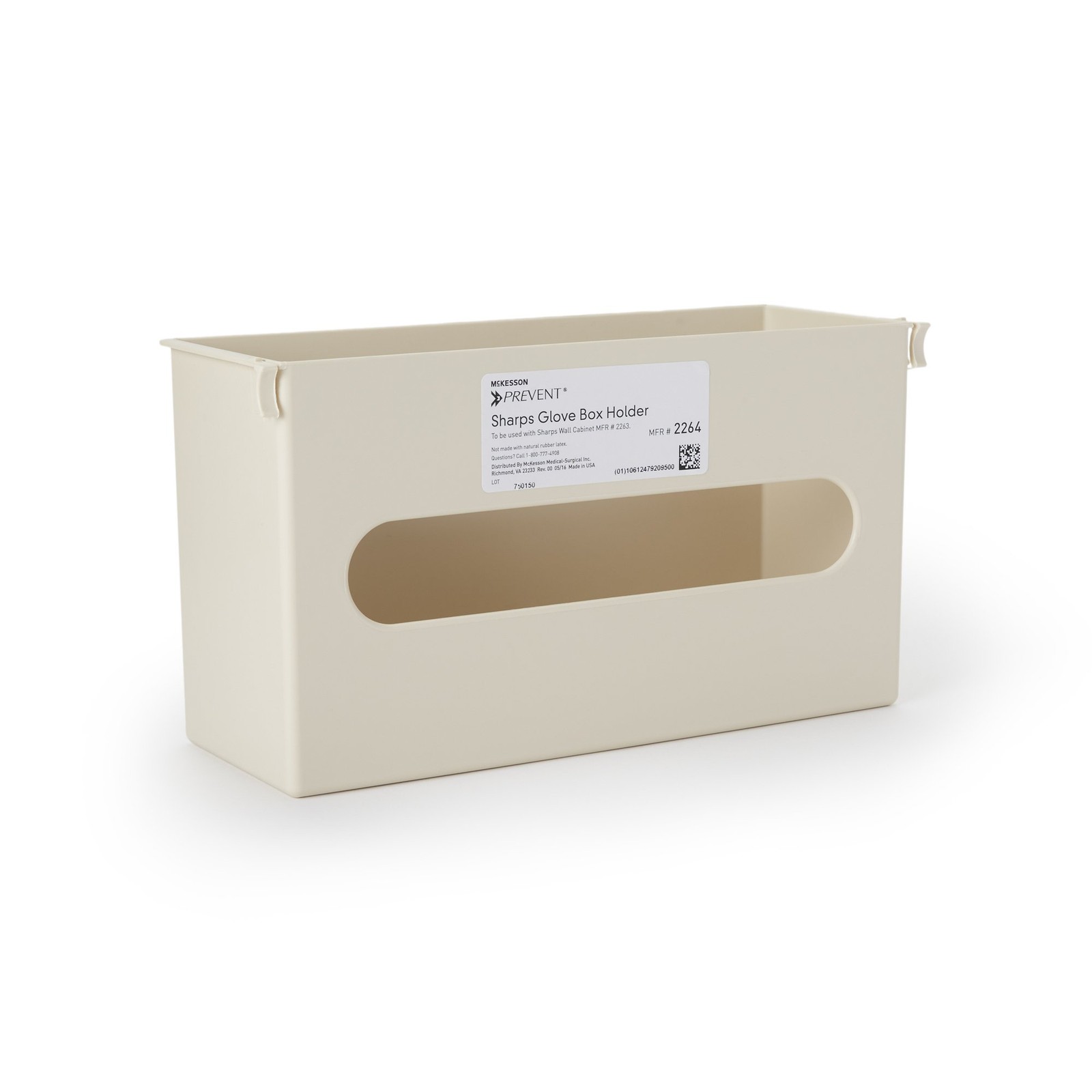 McKesson Prevent Glove Box Holder Putty Plastic 1-Box Capacity 2264 2 per Case