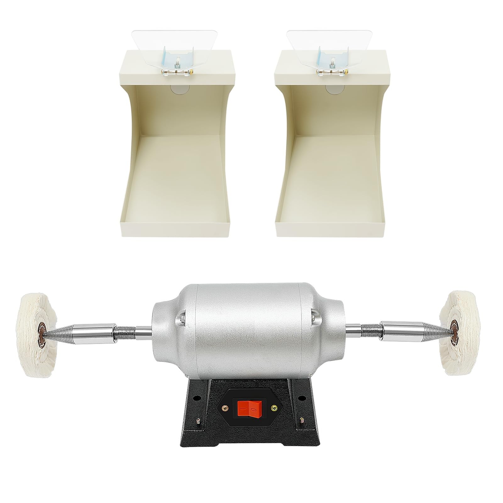 Polishing Lathe Machine Bench Buffing Grinder Dental Lab High Speed Polisher