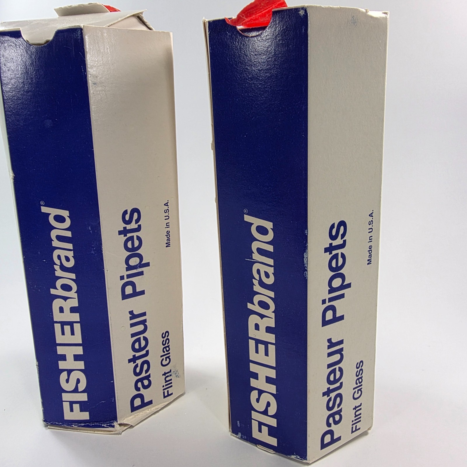 Lot of 2 Fisherbrand 13-678-7C Pasteur Pipets 9″ Flint Glass Approx. 250 Total