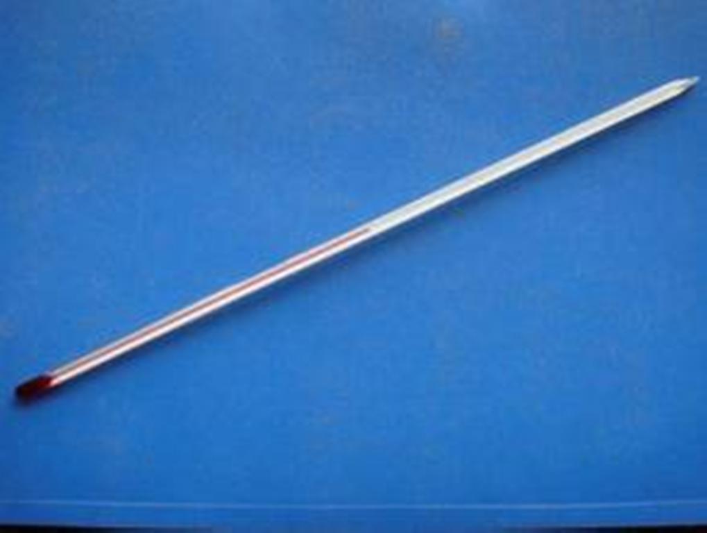Lab Glass thermometer 0-200 Celsius 300mm non-Hg new