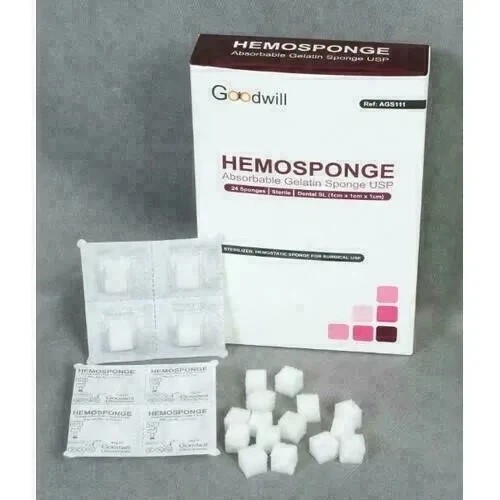 Dental Absorbable STERILE Haemostatic Gelatin Sponge 32pc Gelfoam Hemocollage