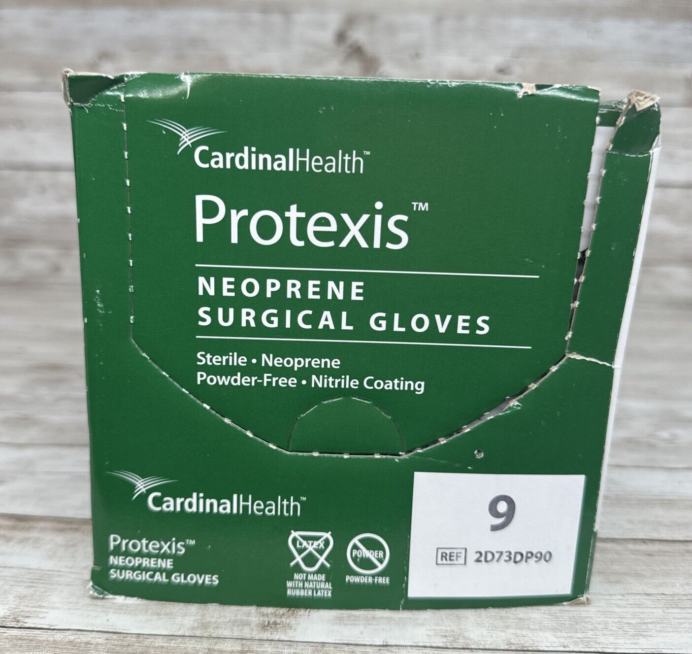 Protexis Neoprene Surgical Gloves Sterile 50 pair Box 2D73DP90 Size 9 *See Date*