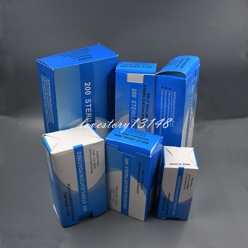 6 Size Opt Dental Autoclave Premium Sterilization Self-Sealing Pouch Bag 200 Pcs