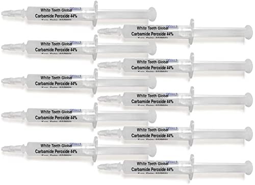 10 Syringes (3ml) New Strongest 44% Carbamide Peroxide Teeth whitening Gel…