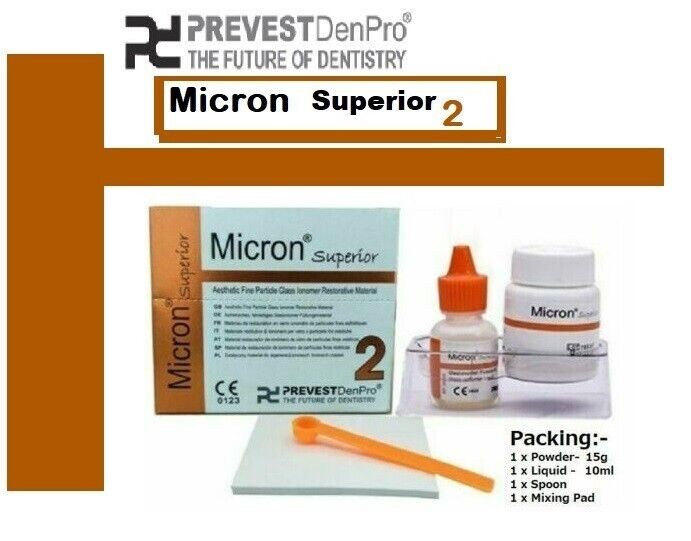 Prevest Denpro Micron Superior 2 Type II Glass Ionomer Restorative Cement GIC