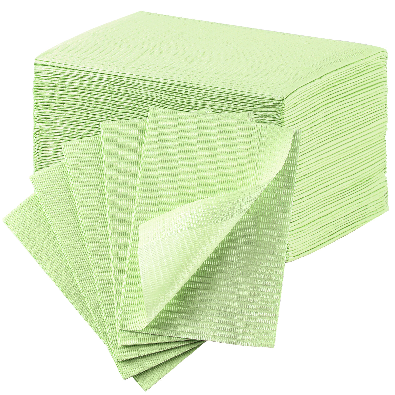 JMU 3-Ply Dental Patient Bibs 50-500pcs Disposable Waterproof Tattoo Bibs 13″x18
