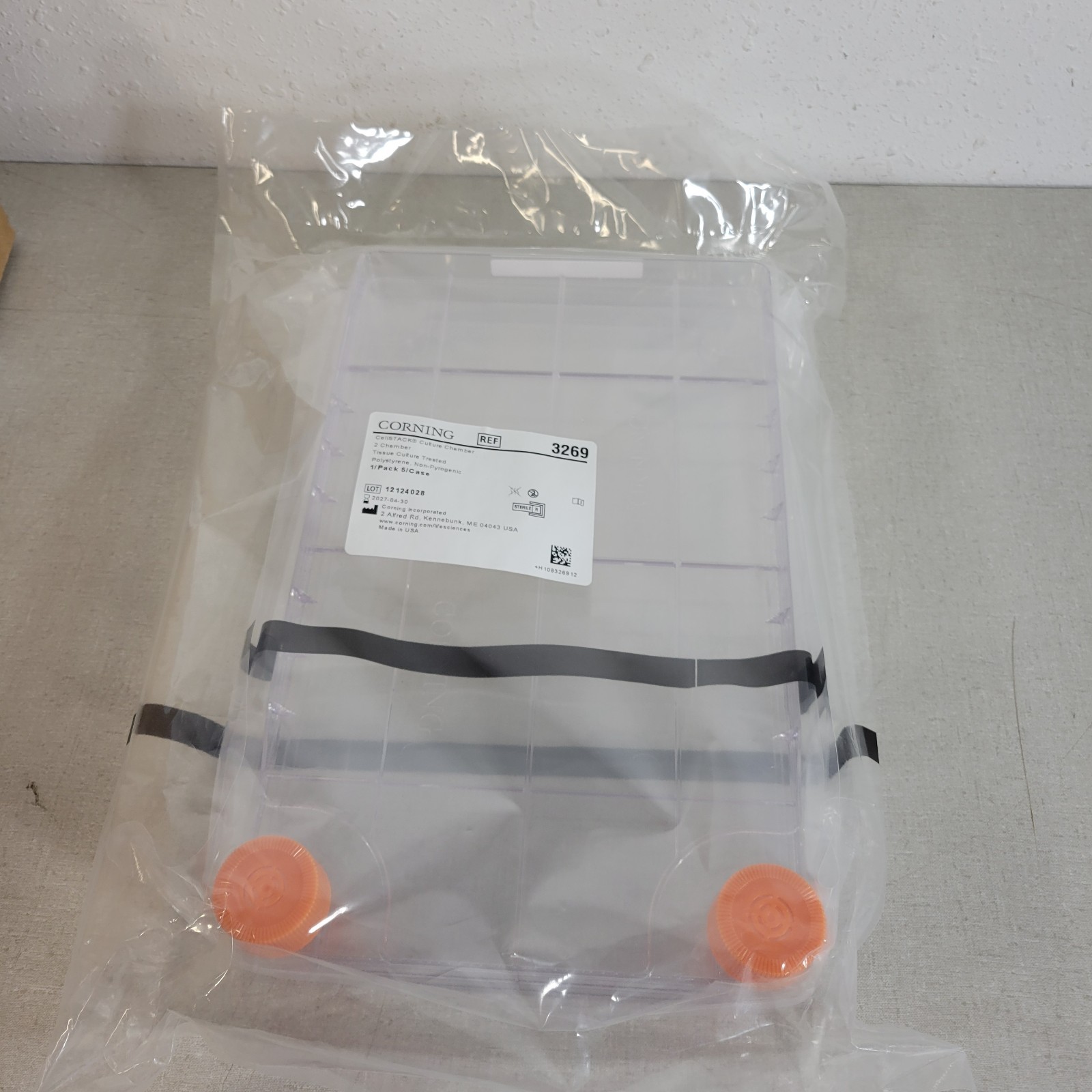 Corning 3269 CellSTACK Culture 2 Chamber Tissue Culture Treated Polystyrene