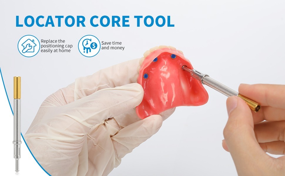 US Universal Remove Core Tool Implant Retention Caps Set Insertion Extraction