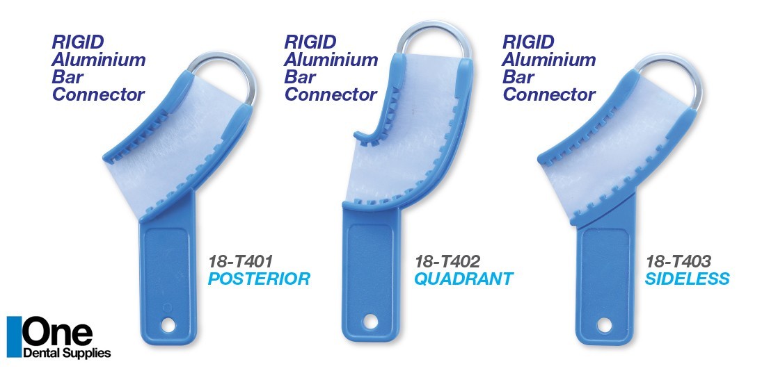Dental Disposable 3-In-1 Quadrant Trays 36’s with Metal Bar Connector