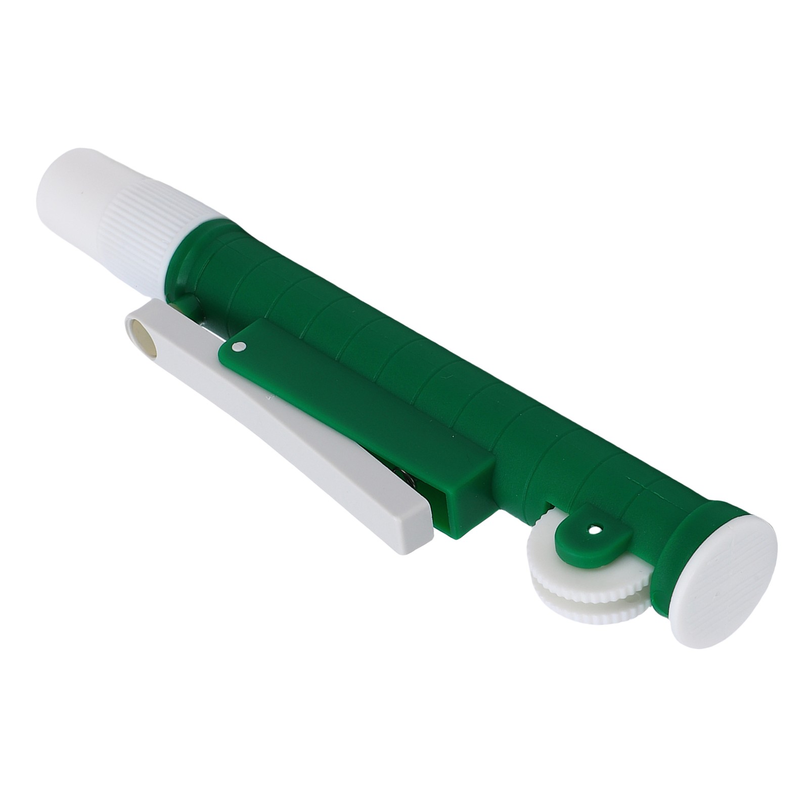 Green 10ml Manual Pipette Controller For Accurate Liquid Handling With Plastic