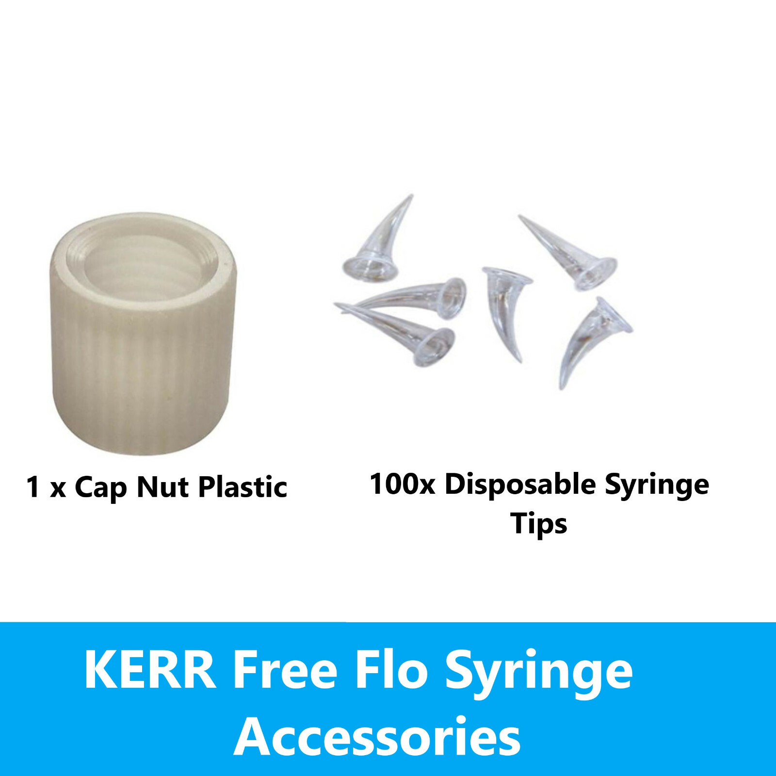 Impression Syringe Tips for Free-Flo Syringes 100 tips + 1 Hub