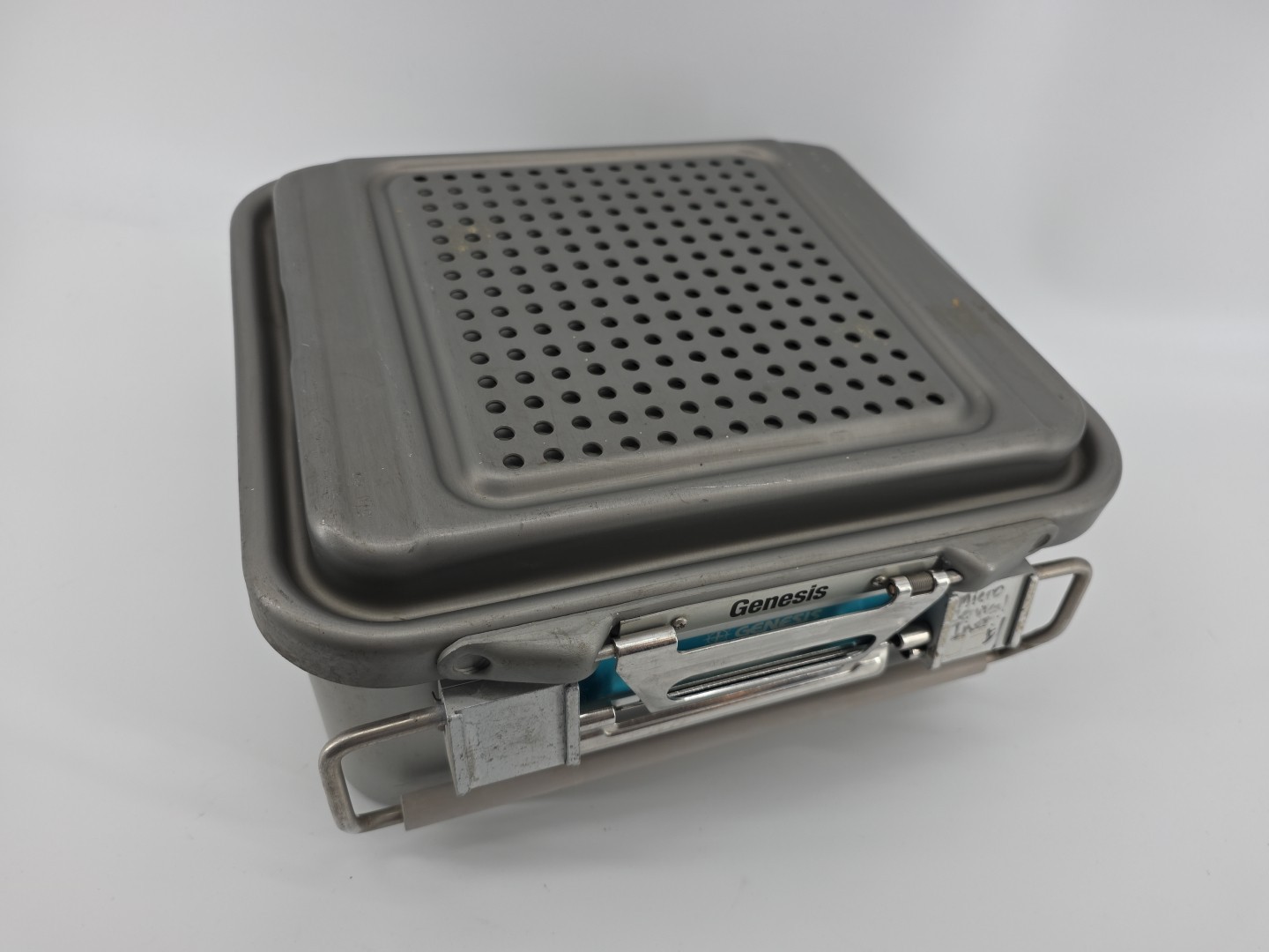 V. Mueller Genesis Stainless 12″ x 11″ x 6″ Sterilization Container (No Basket)