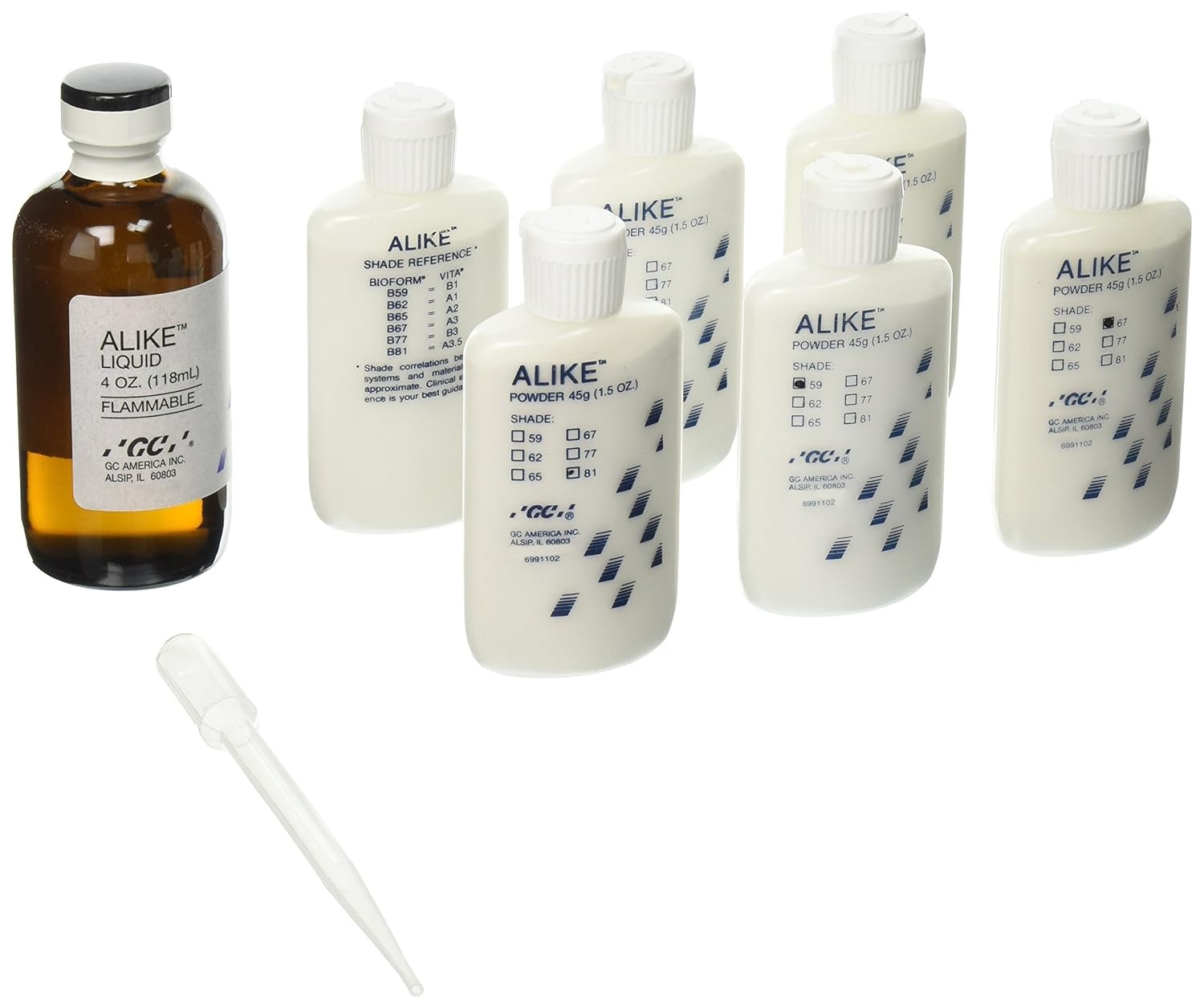 GC 340501 Alike Temporary Crown & Bridge Resin Professional Pack EXP Jan 2027