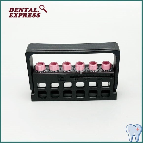 Dental Endo File Holder Ruler Adjustable Autoclavable Lab File Block with Record