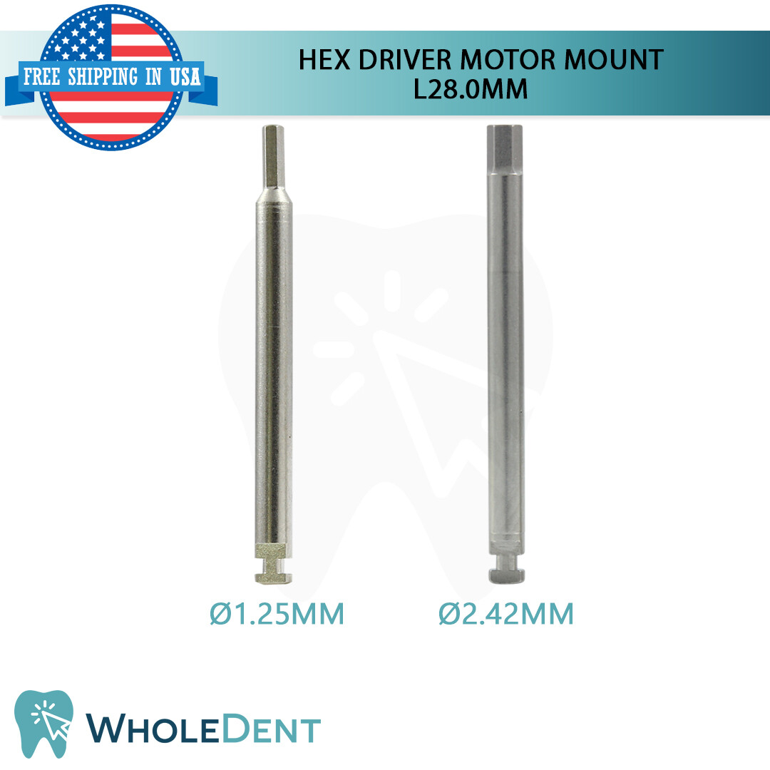 Guided Integral Stopper Drills Kit Dental Drill Hex Driver Tool Internal Hex