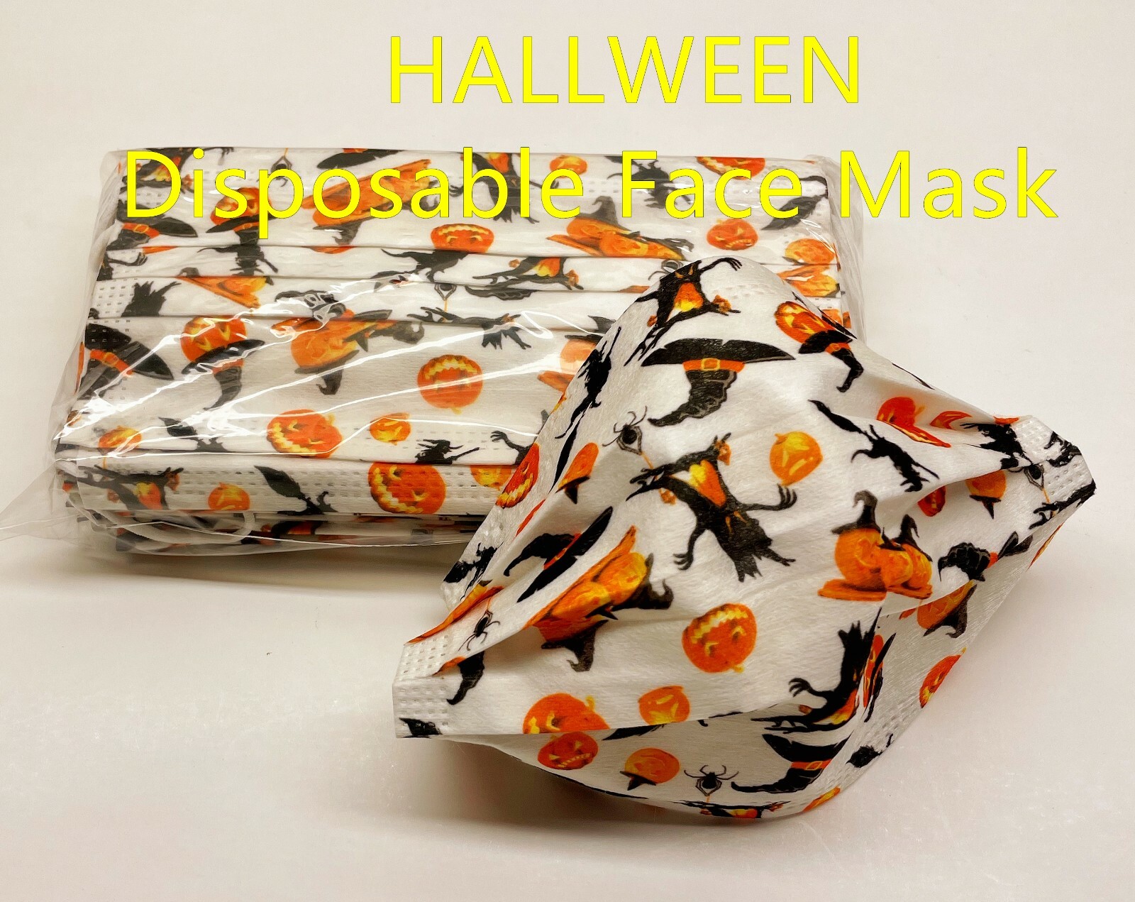 Holiday Pattern Disposable (50-PCS) Face Mask Assorted 3-Ply Adult Mouth Cover