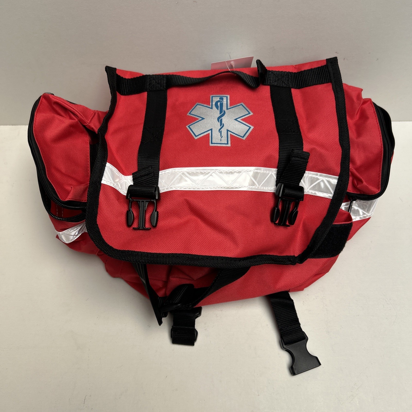 First Responder Paramedic Rescue EMT Trauma Bag Red 17″x 9″x 7″