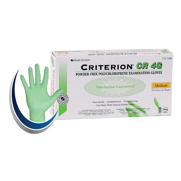 Henry Schein Criterion Powder Free Nitrile Exam Gloves Size Medium 100 Ct
