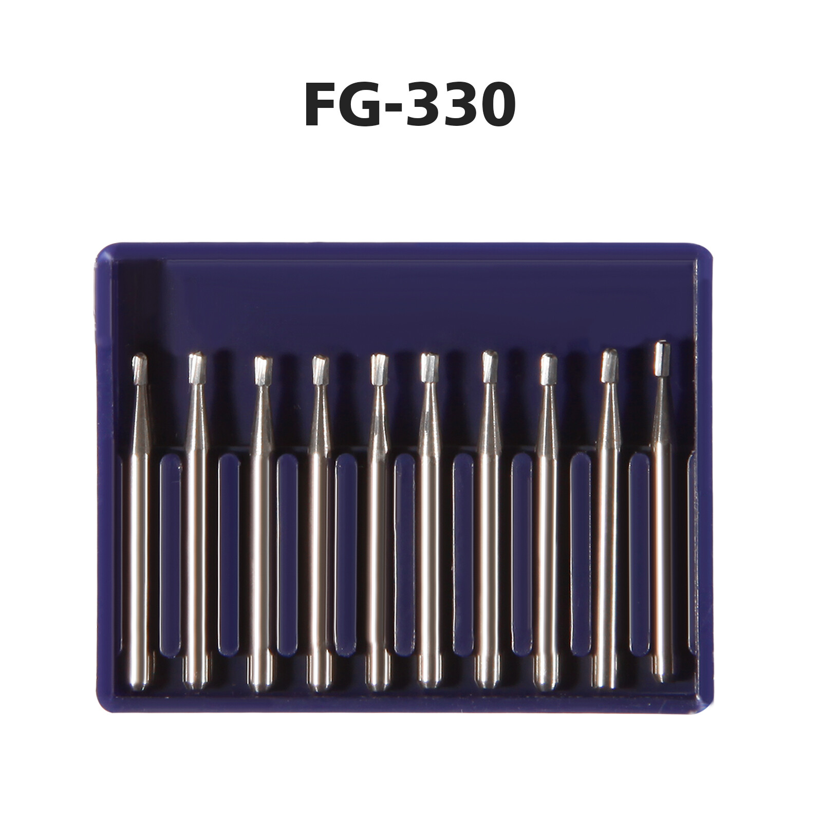 10-100pcs Dental Tugsten Round Carbide Burs FG Bur for High Speed Handpiece