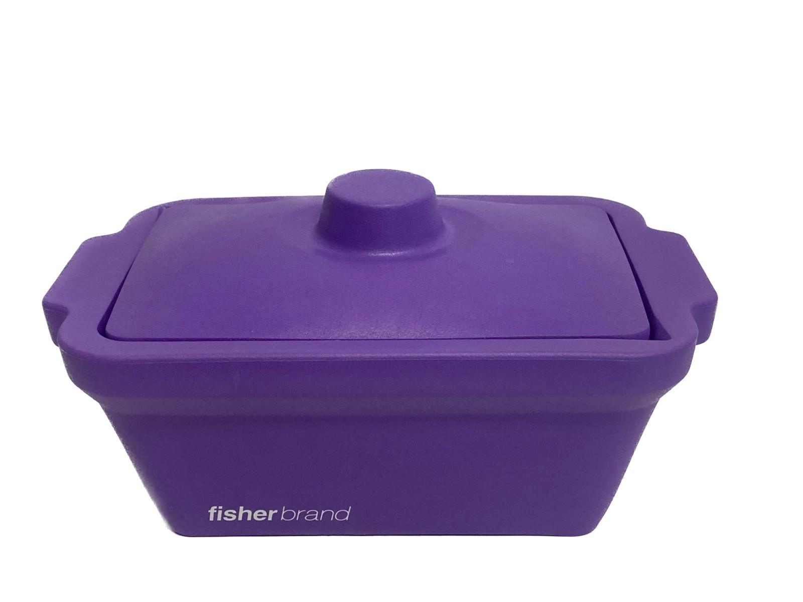 FISHERBRAND 4L Rectangle EVA Lab Cryo Freezer Ice Pan w/ Lid – Purple 03-395-155