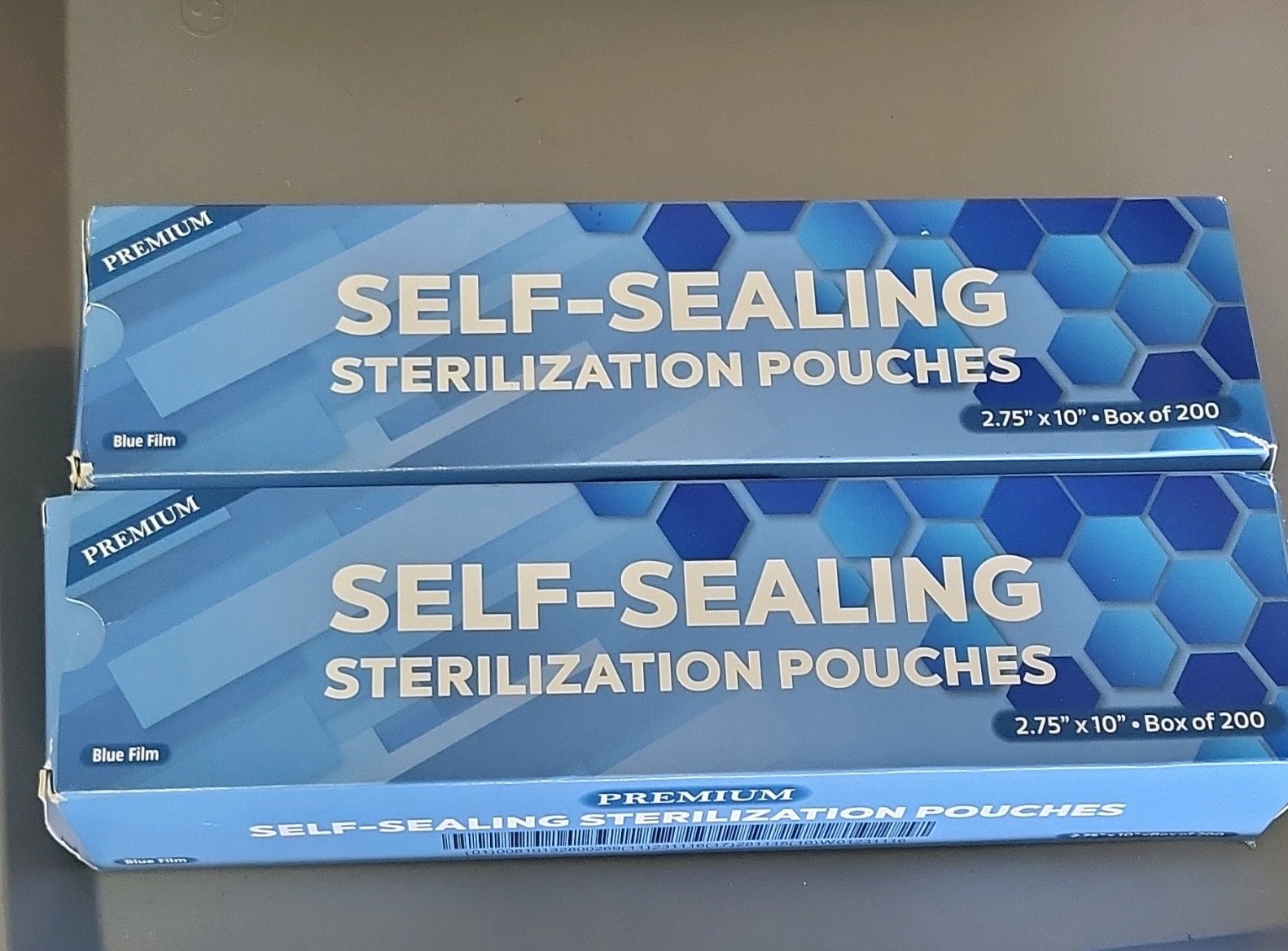 Pack 2 House Brand Self-Sealing Sterilization Pouches 2.75 x 10, 200ct Dentistry